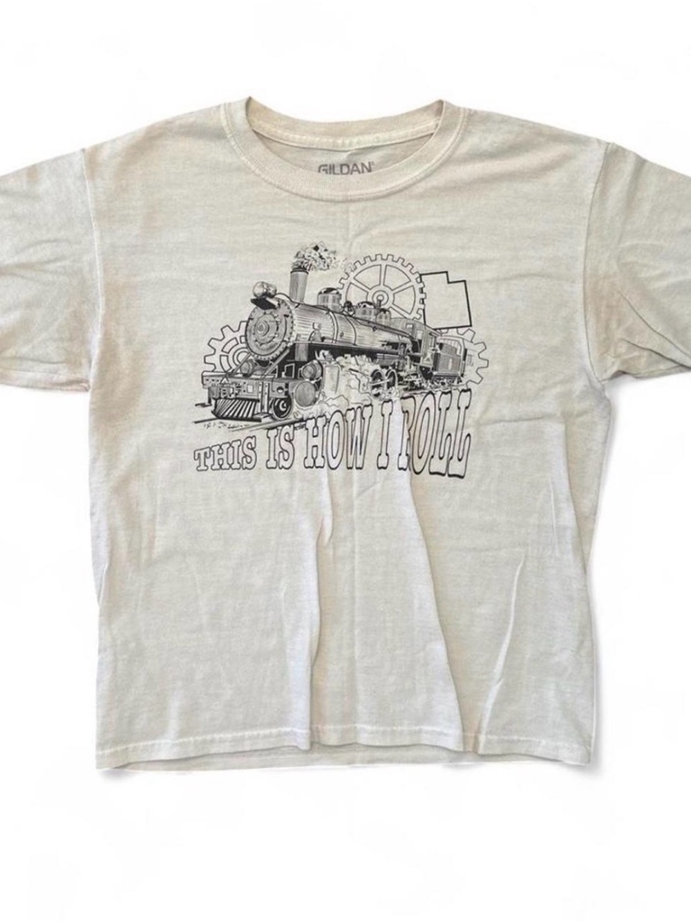 Gildan Kids "This Is How I Roll" Train Graphic Tee Utah